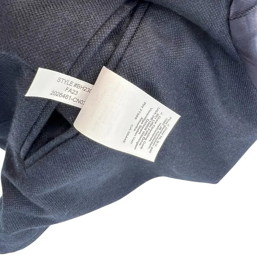 J. Crew Ludlow Slim-fit suit jacket English cotton-wool blend Navy Blue Size 44R